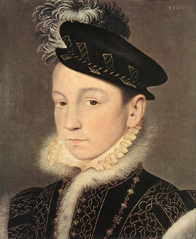 Francois Clouet Portrait of King Charles IX China oil painting art